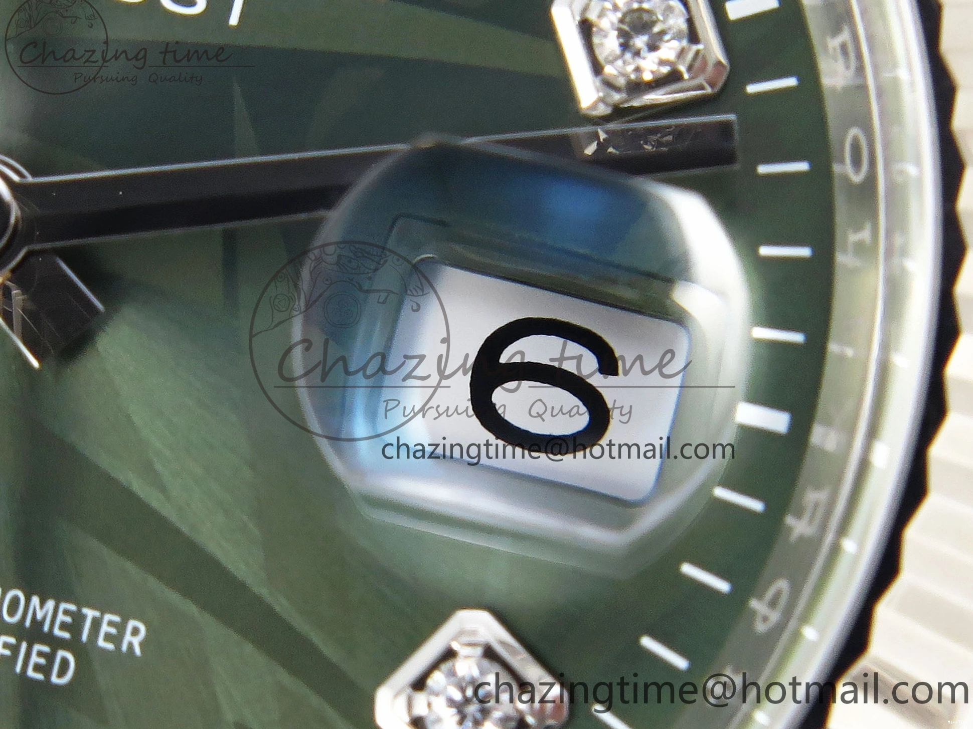 MiroTime 0224 RelaxedFit DateJust 36 126234 Clean 1:1 Best Edition 904L Steel Green Leaf Diamonds Dial on Jubilee Bracelet VR 1975